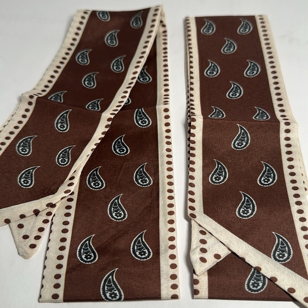 Two Thin Purse Scarves / Hair Bands / Scarves- #1323